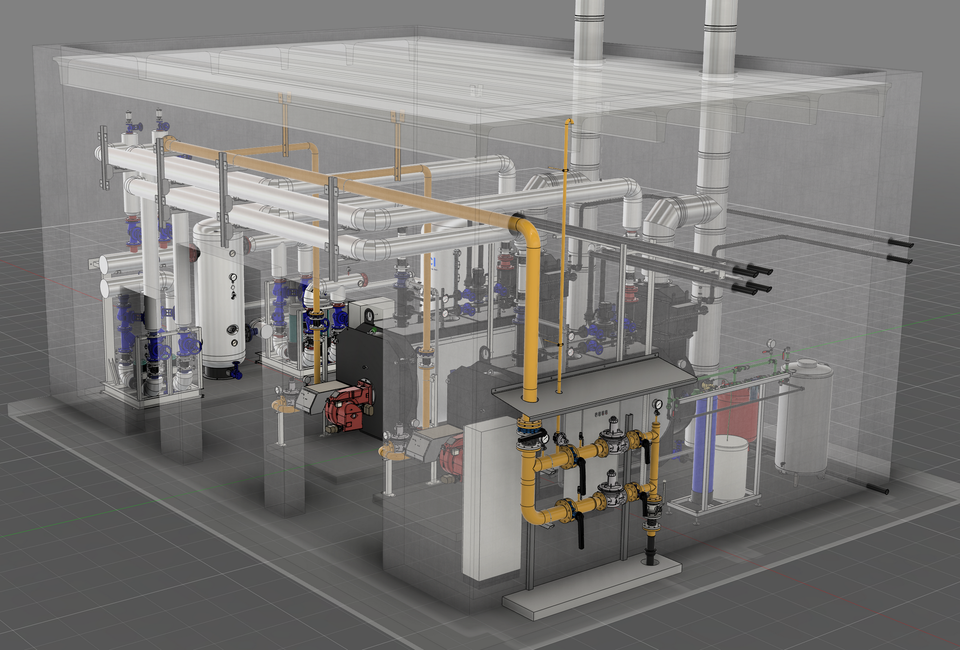 Superheated water thermal power plant